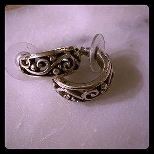 Brighton hoop/post earrings.